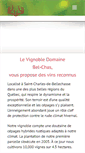 Mobile Screenshot of domainebel-chas.com